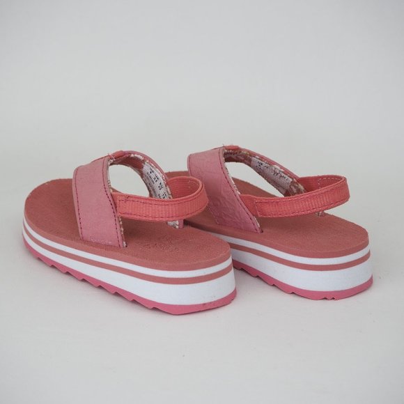 Timberland Flip Flop Toddlers Sandals Leather Dead Stock Sports Pink Sz 6C - Picture 9 of 12